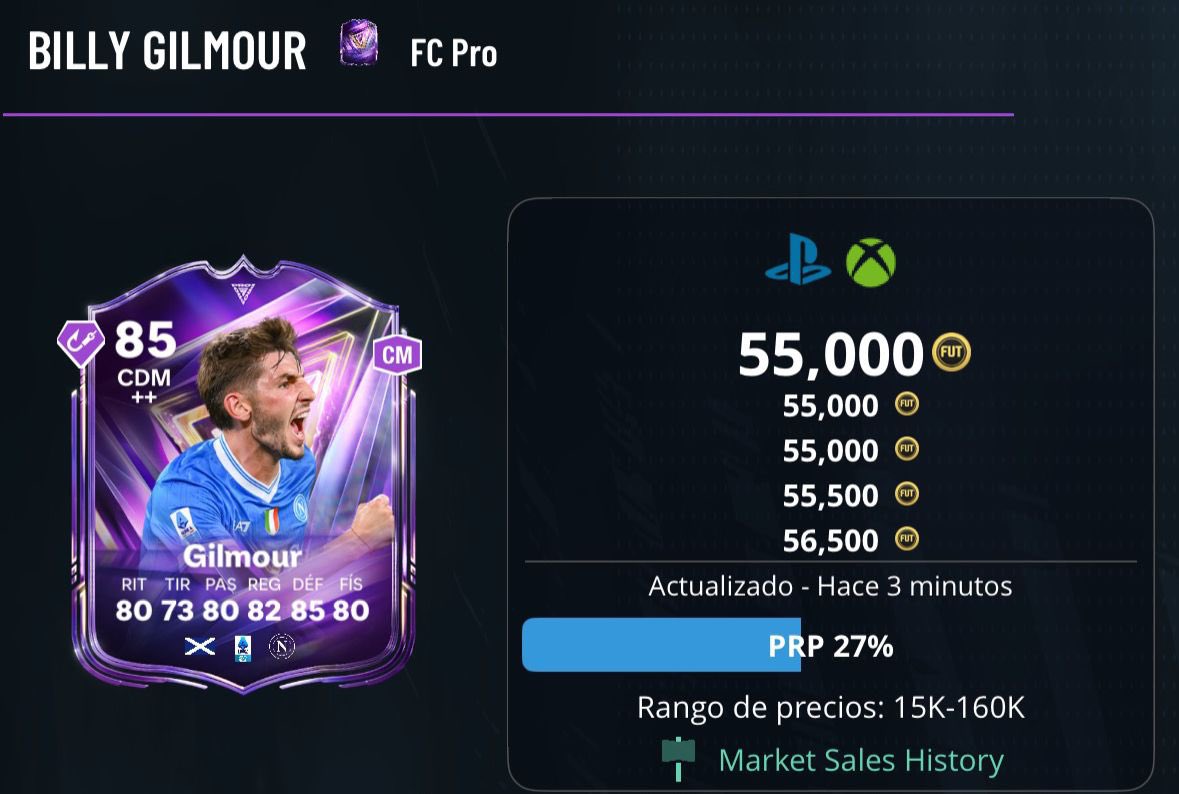 FutServicePro's tweet image. 🔥Our FC Pro Live Player Recommendation: Billy Gilmour🔥

Cheap + elite playstyles for a CM, and represented by DaniPitbull, a super consistent pro capable of anything on the big stage.💙

A must-try card for this week’s meta.👀