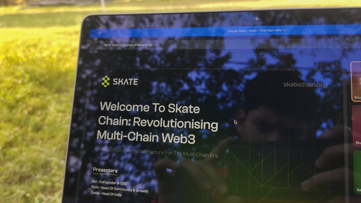 krunverma's tweet image. Attended the @Skate_bharat @skate_chain online event in collaboration with @HackTourIND 🚀.
It was cwazyyy as @BhupalamS and @0xparthhh made us familiar with the Skate Blockchain 🔥.

#Blockchain #Web3Community #HackTourIND #Skate #RangeProtocol