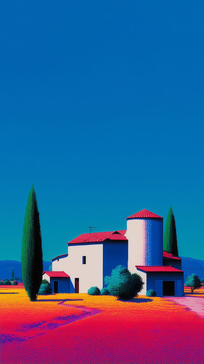 WallViews1's tweet image. New Drop Vibrant Villa 🎨