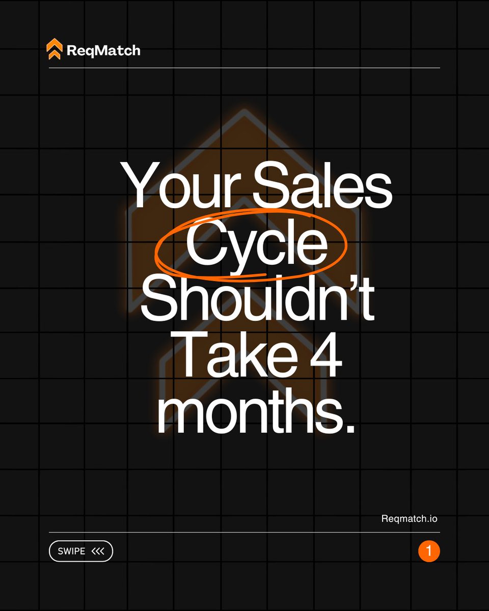 ReqMatchio's tweet image. Your sales cycle shouldn’t take 6 months.
We scope fast, close fast, and deploy even faster.
Systems that move fast. Scale faster.

#FastExecution #AIAutomation #TechOps #EcommerceSG #UAETech
