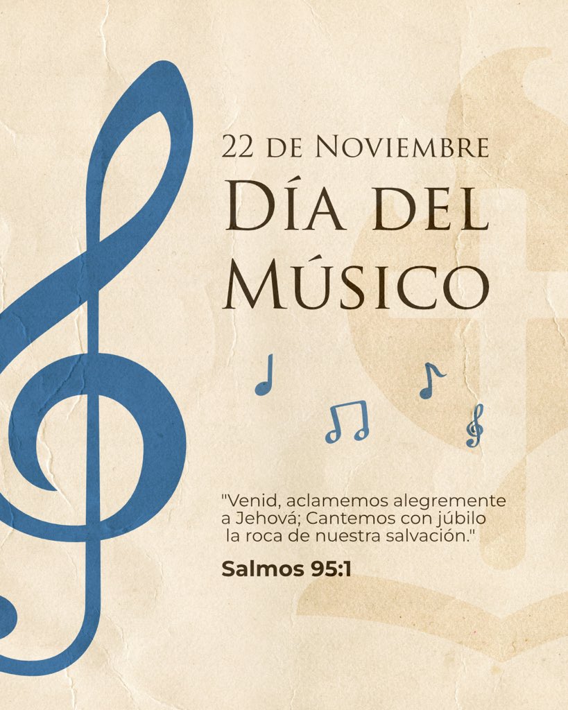 Mqvpy's tweet image. 🎤 ¡Feliz Día del Músico! 🎹

Celebramos hoy a todos los ministros y siervos que, con su arte, hacen que la Alabanza y Adoración lleguen hasta el trono de Dios. 🎶

¡Que Dios siga extendiendo su gracia sobre todos!