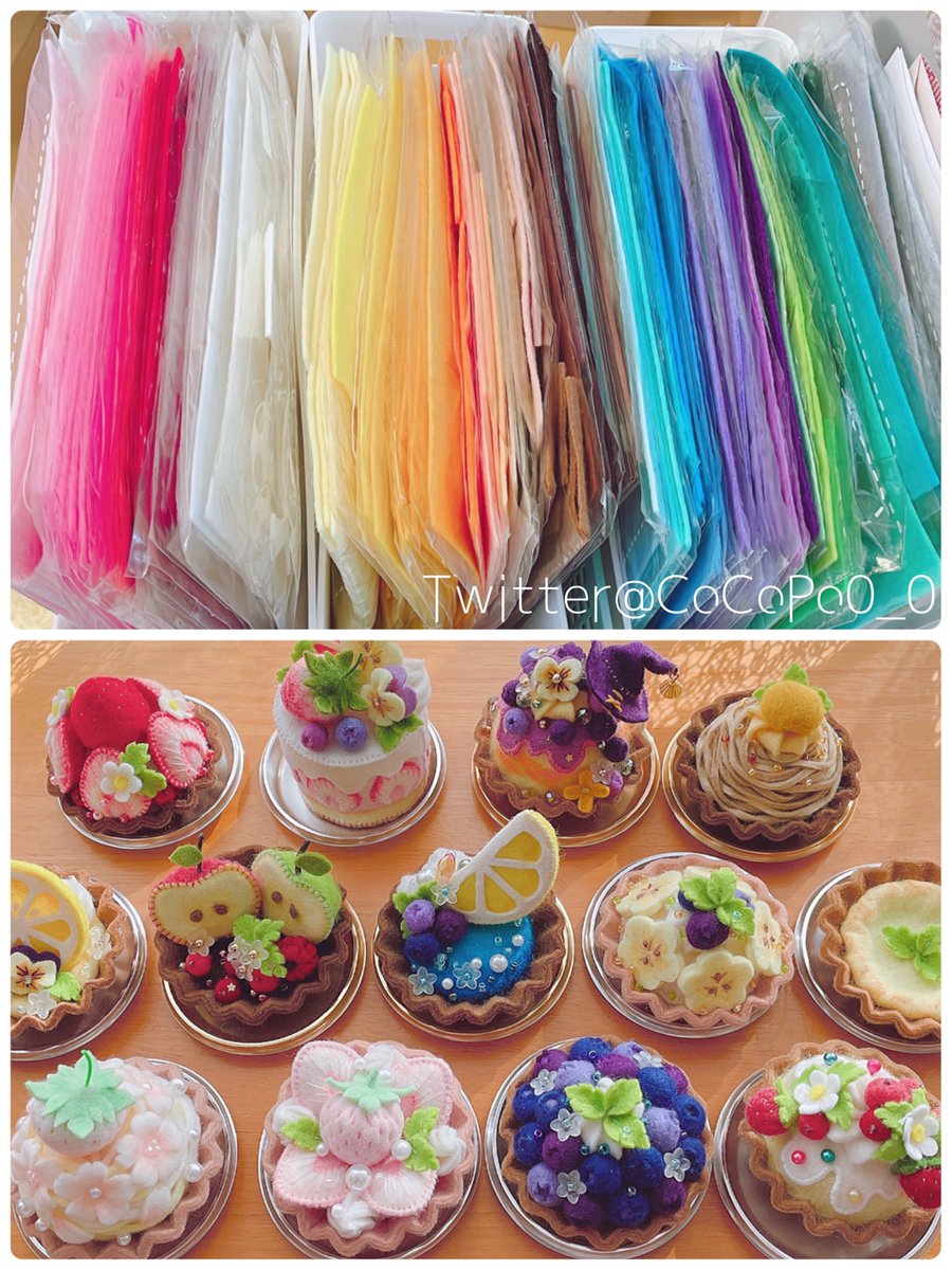 CoCoPo0_0's tweet image. #これがこうなる選手権

※フェルトです。