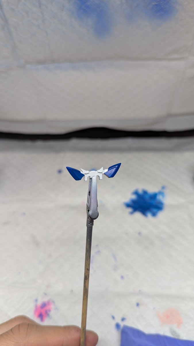 Model_Azumaudo's tweet image. とりあえず塗ってみた。どうなるかなー