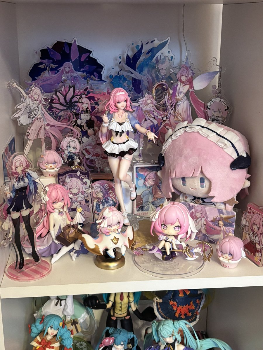 Nookems's tweet image. another pic of the completed half of my Elysia collection. Im so proud of it