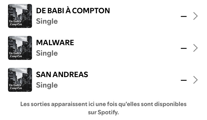 Retrouvez ces 3 nouveaux morceaux sur les plateformes ⚡️⚡️ 🕍 . Si vous remarquez c’est une mixtape et chaque deux jours un morceau de cette tape sera disponible soyez attentifs . Go stream