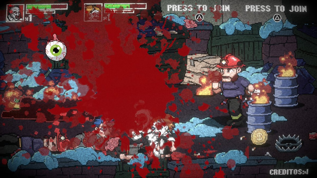 Rygar_ab's tweet image. #PS5Share  #TerrifierGAME Es uno de los más salvajes y divertidos beat  em up que he jugado últimamente. No sólo es un homenaje a la saga de Art, si no que también lo es al cine de terror y a los &quot;yo contra el barrio&quot; de toda la vida. Gracias @SelectaPlay por el código 💙