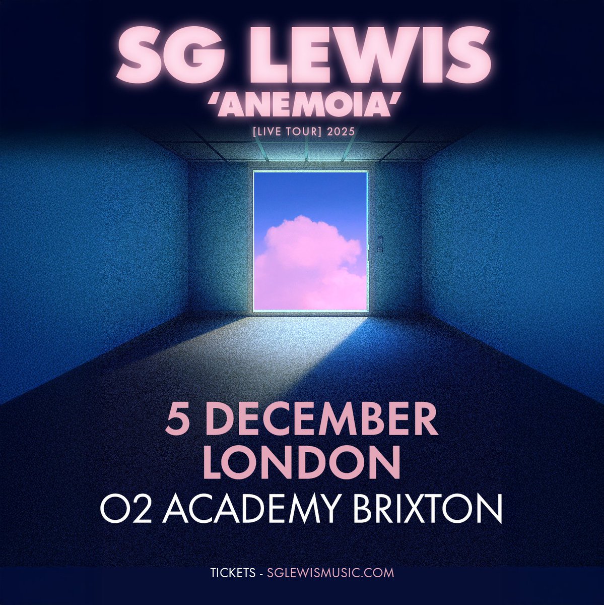 O2AcademyBrix's tweet image. Step into the world of &apos;Anemoia&apos; as @SGLewis_ brings his latest record to #O2AcademyBrixton on Fri 05 Dec.

Grab your tickets now 🚀 academymusicgroup.com/o2academybrixt… #SGLewis #Anemoia