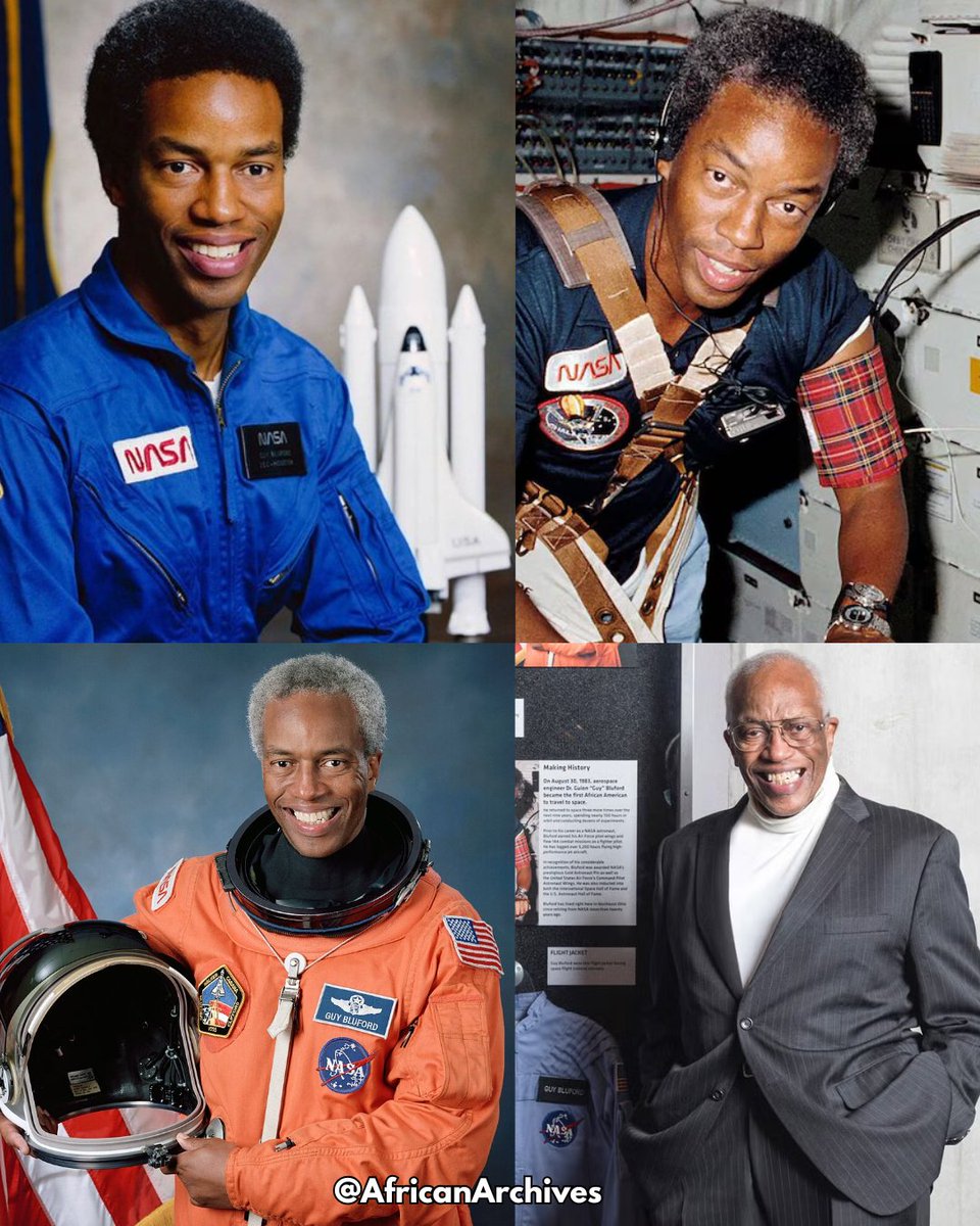 AfricanArchives's tweet image. Happy 83rd birthday to Guion &quot;Guy&quot; Bluford, the first Black American in Space.