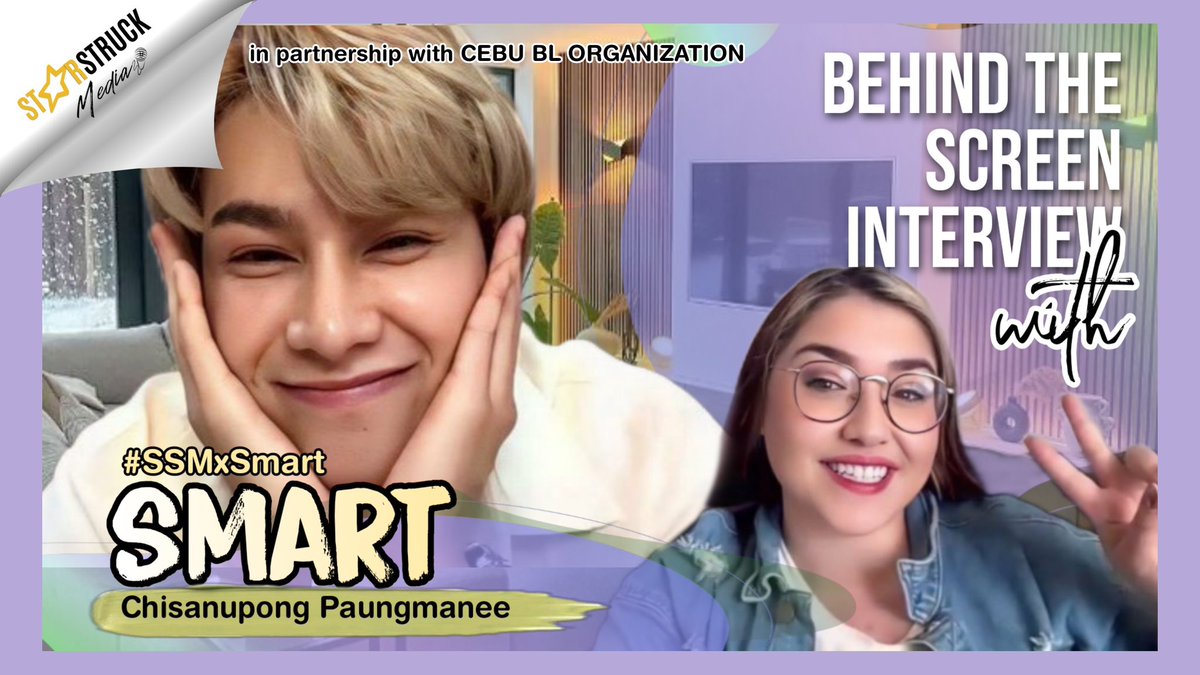 StarStruckMedia's tweet image. COMING OUT TODAY AT 7:30 PM BKK!! 

Our interview with the one &amp;amp; only @smart_csnp is coming out in the next 15 minutes!!!

Be sure to subscribe now so you don’t miss it! 🥹🥹

youtube.com/starstruckmedi… 

#SSMxSmart #smartchisanupong #smartcsnp