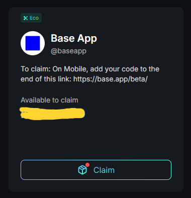AlhajinCrypto's tweet photo. I have a @baseapp code

I'll give this code to someone who will join ME PASS using my ref link

if you REG with my link

find the invitation code in comment section, 
REG AND VERIFY NOW
let me remind you consistent use of $BASE app is likely to make you eligible for $BASE airdrop https://t.co/t2ANXfieP9