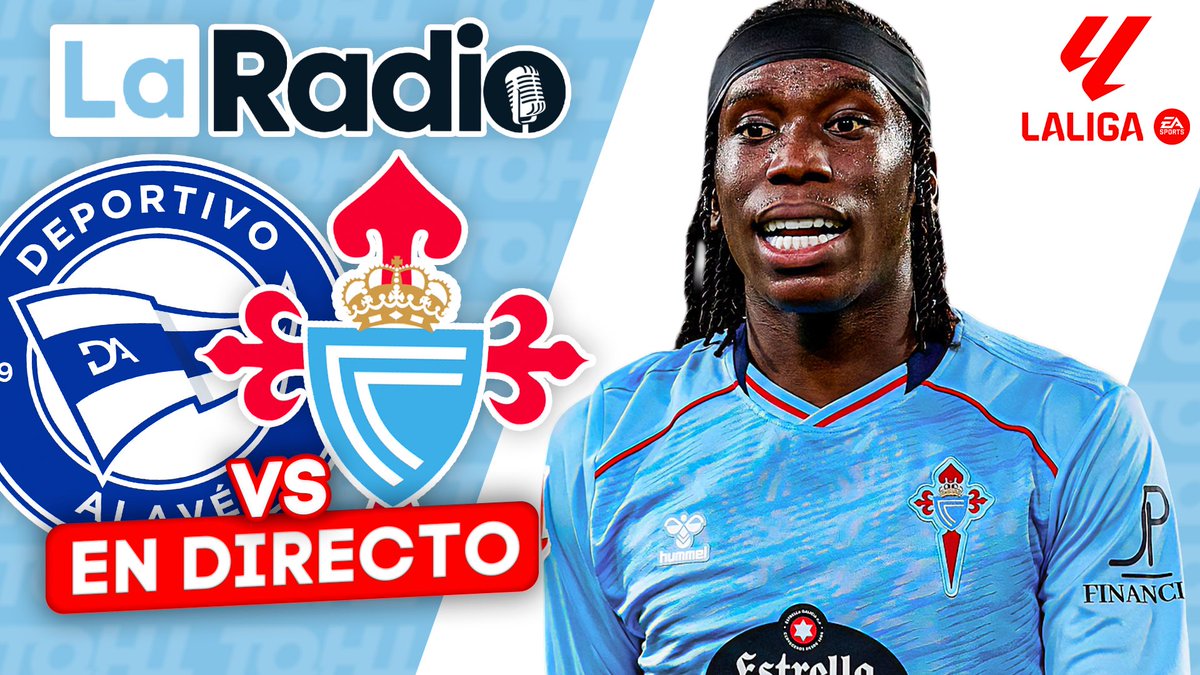 🚨 ¡𝐄𝐒𝐓𝐀𝐌𝐎𝐒 𝐄𝐍 𝐃𝐈𝐑𝐄𝐂𝐓𝐎!

📻 𝗟𝗔 𝗥𝗔𝗗𝗜𝗢 del Alavés - Celta.

🔥 ¡A por la 𝗩𝗜𝗖𝗧𝗢𝗥𝗜𝗔 en Mendizorroza!

🔴 youtube.com/live/QVGOLn1Ck…
🟣 twitch.tv/tqhtpodcast