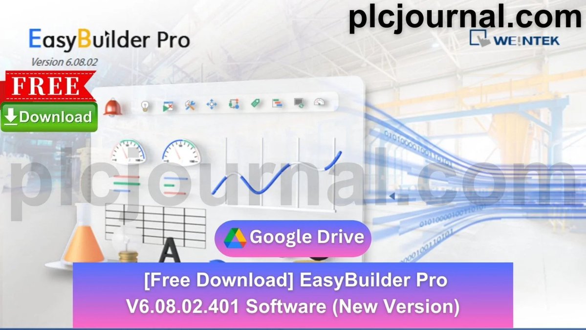 plcjournal's tweet image. Weintek HMI Programming is now easier!
 EasyBuilder Pro V6.08.02.401 (Latest Version) – FREE Download #EasyBuilderPro #HMI #PLC #Weintek #Automation