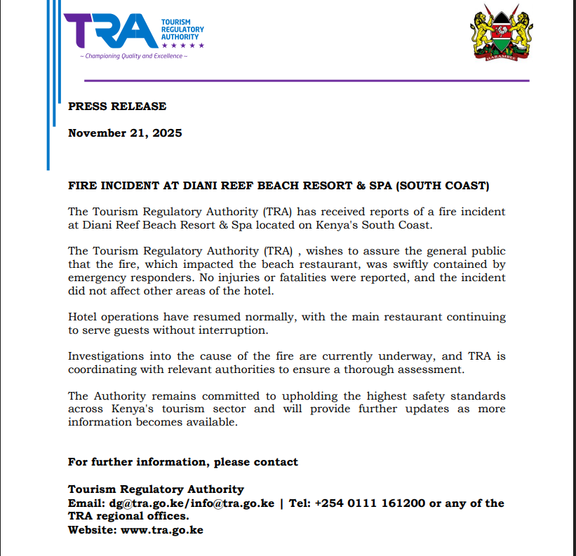 Diani Reef Beach Resort & Spa tweet media