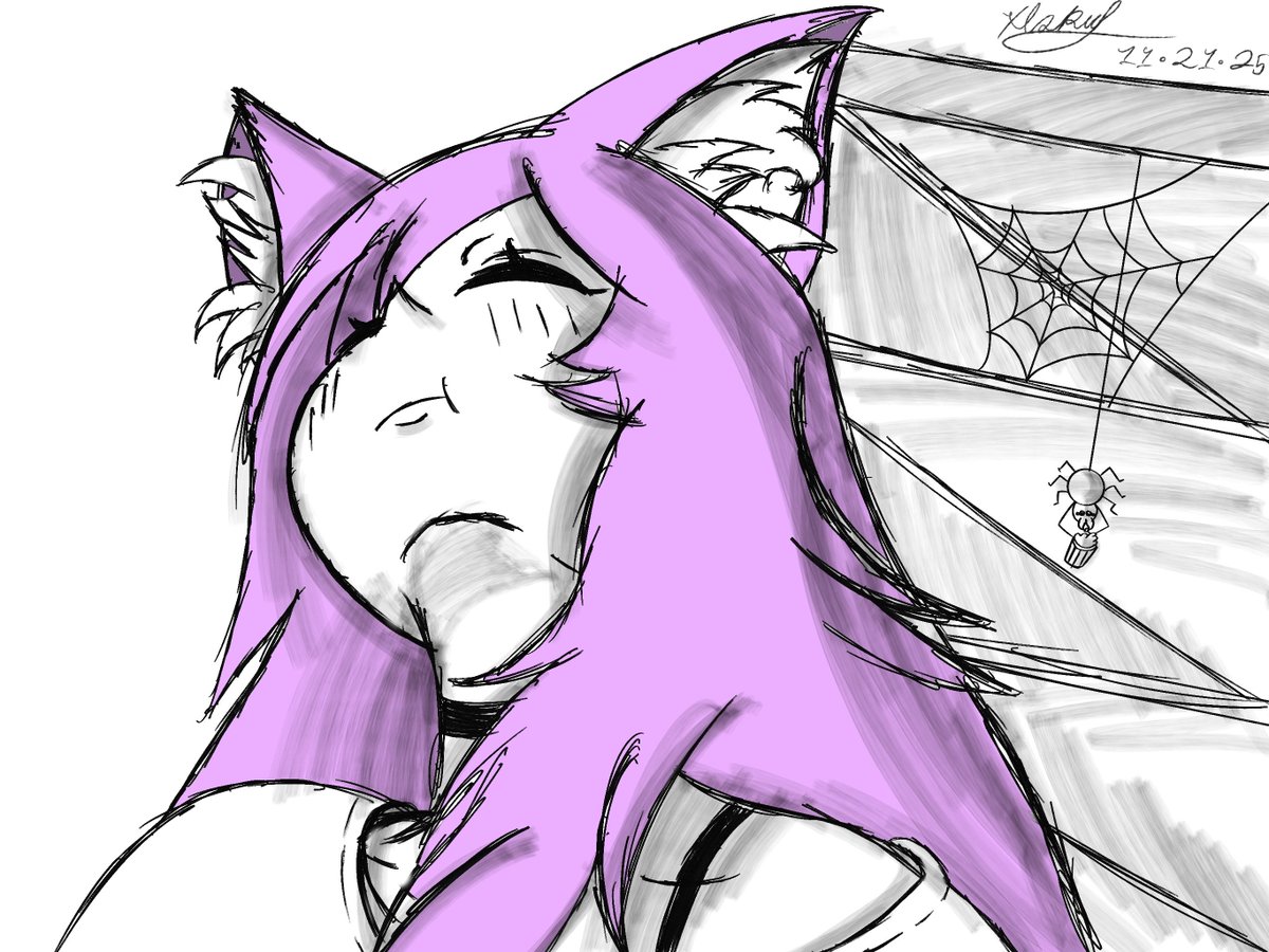 Empty Fridge 🕸️
<a href="/LuunaVr/">Luuna</a> 
#LuunaArt2025
My addition to the contest, also inspired by the 
#friren trend
