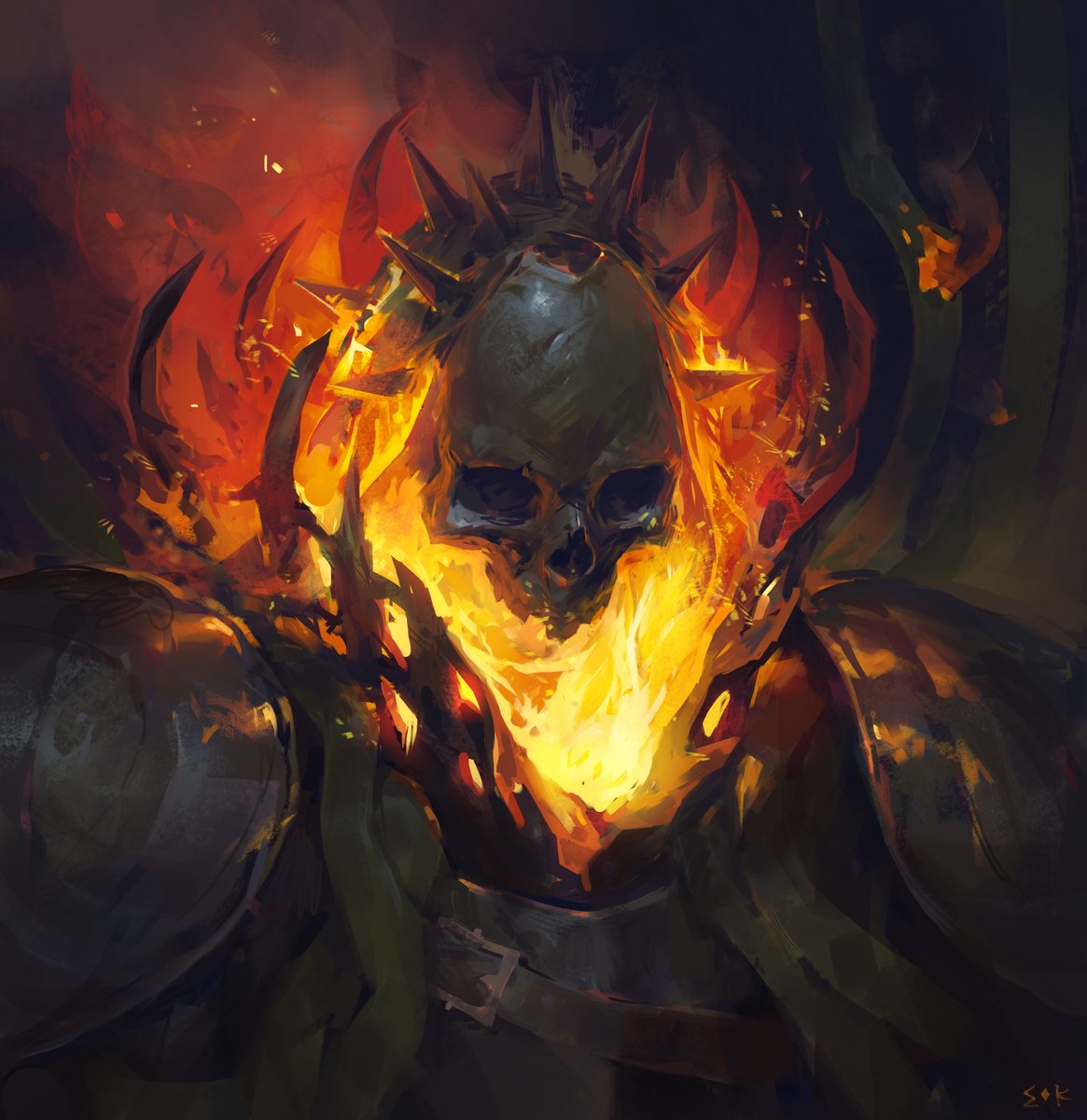 Iron head
Commissioned portrait