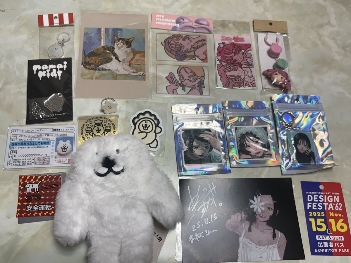 manetneko's tweet image. #デザフェス戦利品 #デザフェス62 
@designfesta #デザフェスリポスト

(↓メンション失礼します🙇‍♂️)