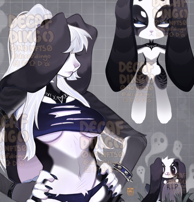 decafdingo's tweet image. eerie bunny