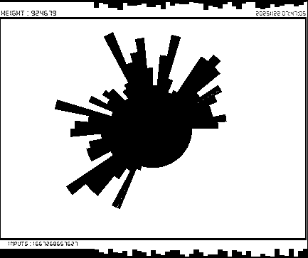 r_topisto's tweet image. #computerart #creativecoding #generativeart :
#bitcoin #blockchain 
LAST Block, Height : 924679
[ See more on topisto.net ]