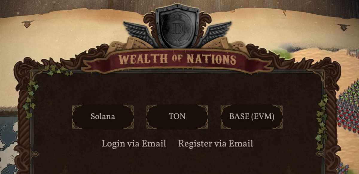 Now you can log into your cabinet or game - using your crypto wallet

Solana, TON, BASE (EVM) are available
#ton #solana #base #crypto

WoN.onl