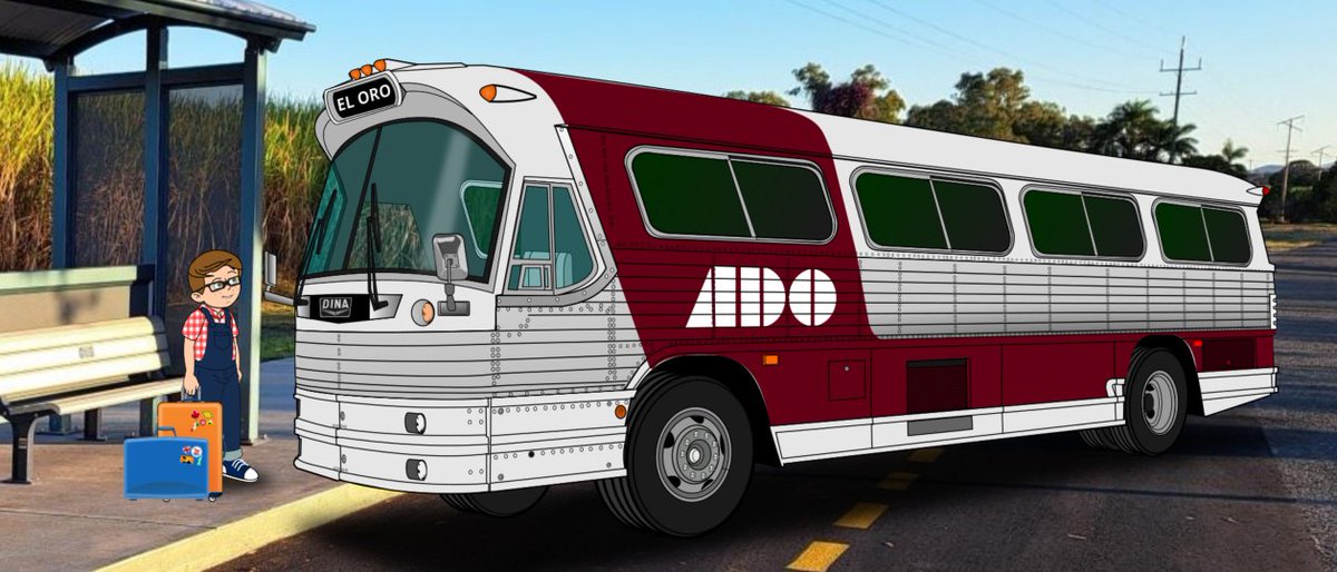 ¡Terminado! Autobús DINA Olímpico 1968. Migue se ganó unas buenas vacaciones visitando a los abuelitos. ¡Pórtate bien, chamaco! ¡Mandas fotos!