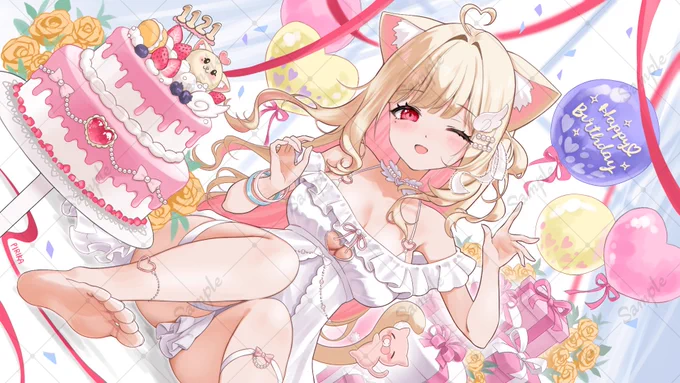 猫羽かりんさんへのお誕生日プレゼントお写真を橘アオ様のご依頼により準備させていただきました! かりんさん、お誕生日おめでとうございます!素敵な一年をお過ごしください