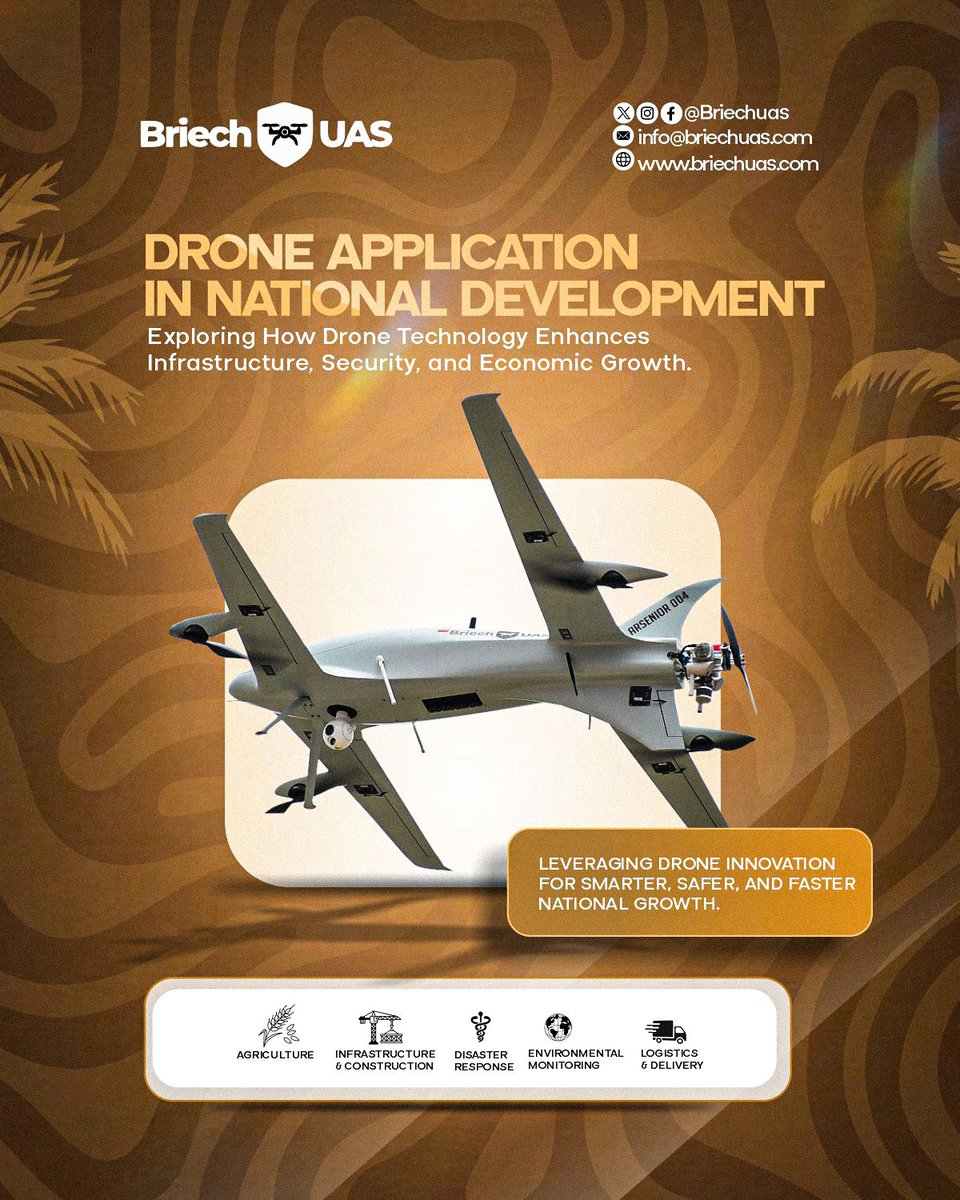 BriechUAS's tweet image. Beyond defence, drones and ISR technology are transforming industries. Discover what Briech UAS is developing at briechuas.com.

#militarytech #briechuas #DroneTech #UAS #ISR