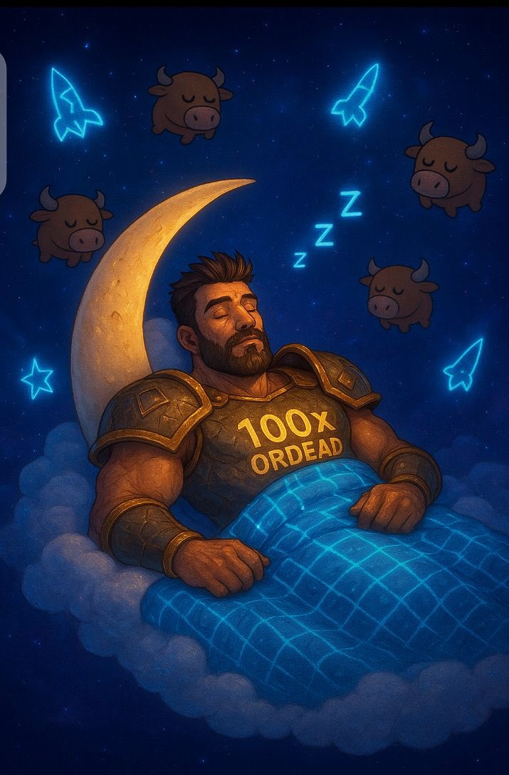 100XorDead's tweet image. GN Fam! 

Only 100x dreams 😴 💭 

#CryptoTwitter #memecoin #degen
