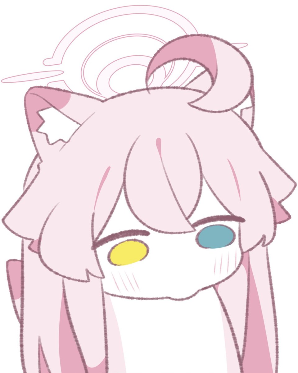 high angle ホシノイタチ🩷 #ブルアカ