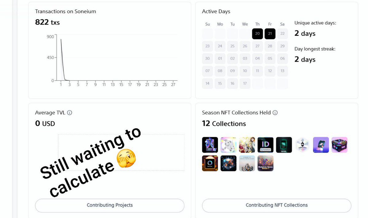 0xMR_NIK's tweet image. My @soneium Score journey step by step full guide 👀🔥

⚡️Not financial advice. Bookmark &amp;amp; tag your fellow Soneians!

Season 4 : Score of 83 in the first 5 hours (still waiting for tvl scores more than 40 hours 😆)

1️⃣Step one : @Arkada_gg 

To get 7.5 bonus points you should…