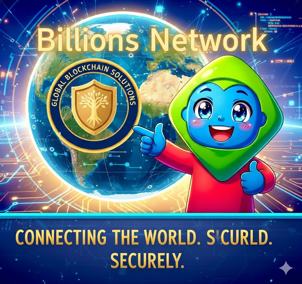 marc720874's tweet image. Tired of slow and unsecured connections? Say hello to Billions Network! 👋
​Powered by Global Blockchain Solutions.
​The world is connecting. The safe way. 🛡️
Connecting the World. Securely.
​Hashtags:
#SecureConnection #BlockchainSolutions
@b