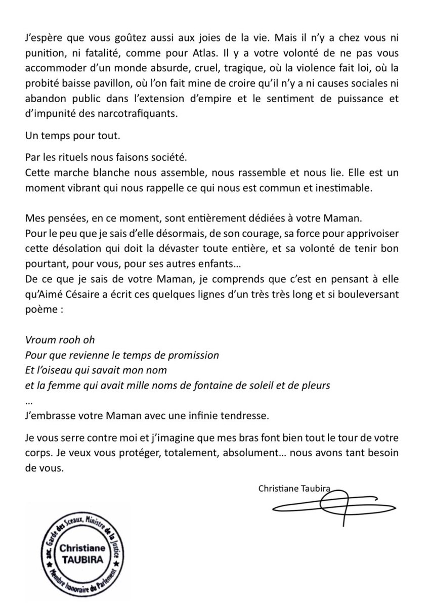 Christiane Taubira tweet media