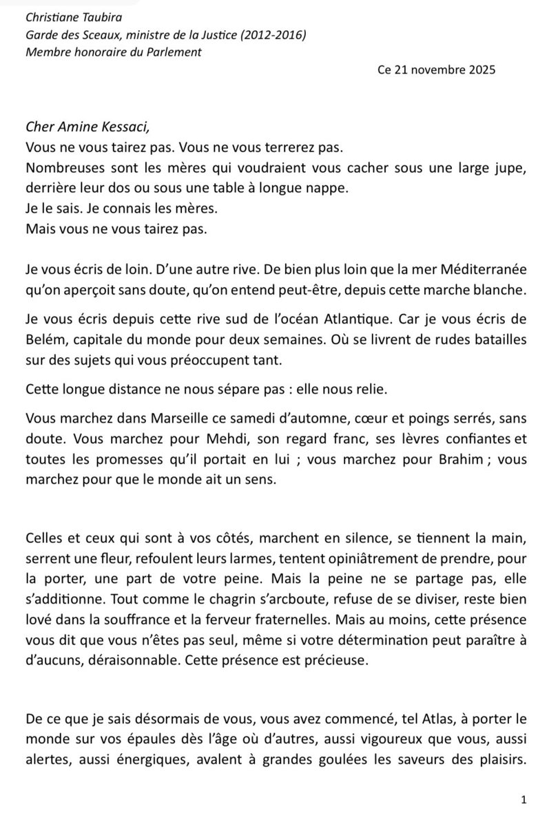 Christiane Taubira tweet media