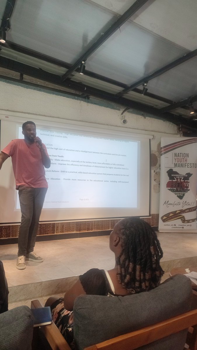"Youth unemployment and underemployment was the most conspicuous issue among the youth we interacted with!" @DonCollins

#ManifestoYetu
#ManifetoValidation