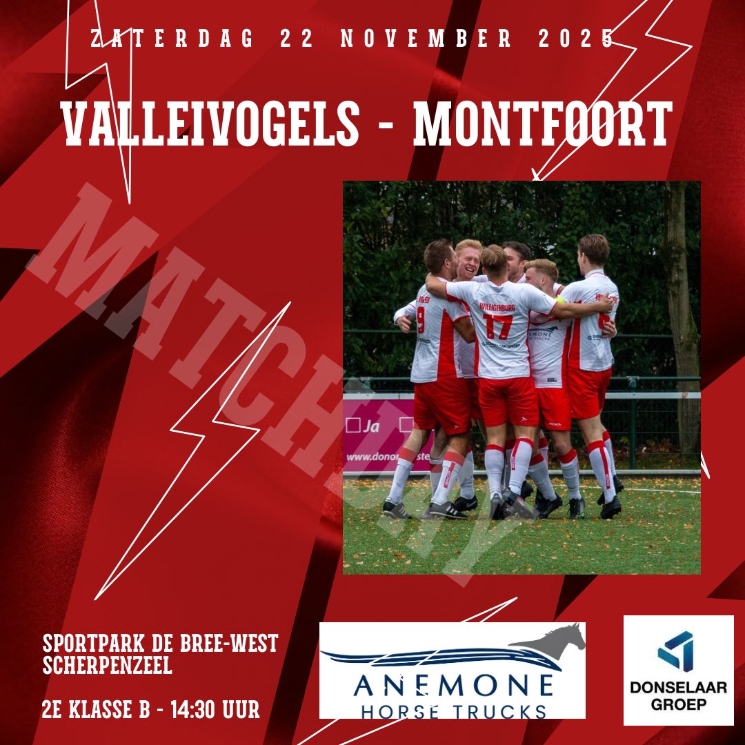 valleivogels1's tweet image. Matchday! Op onze thuishaven sportpark De Bree-West te Scherpenzeel ontvangen we om 14.30 uur @Montfoortsv19. Van harte welkom! #anothergoal #anotherchallenge