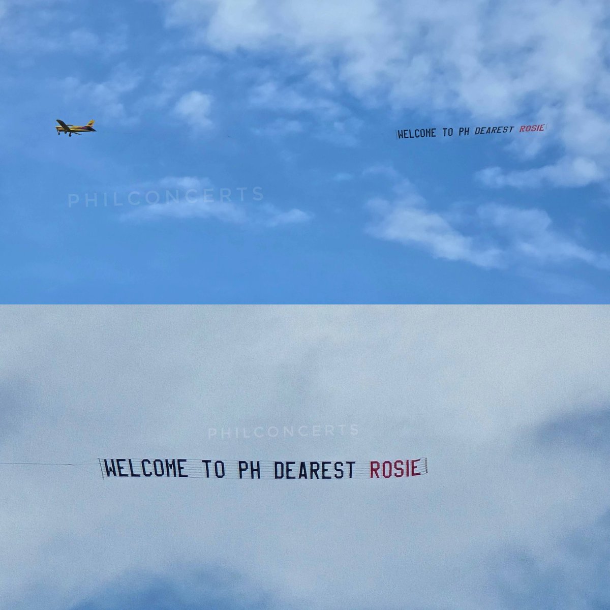 필리핀 아레나 환영 배너