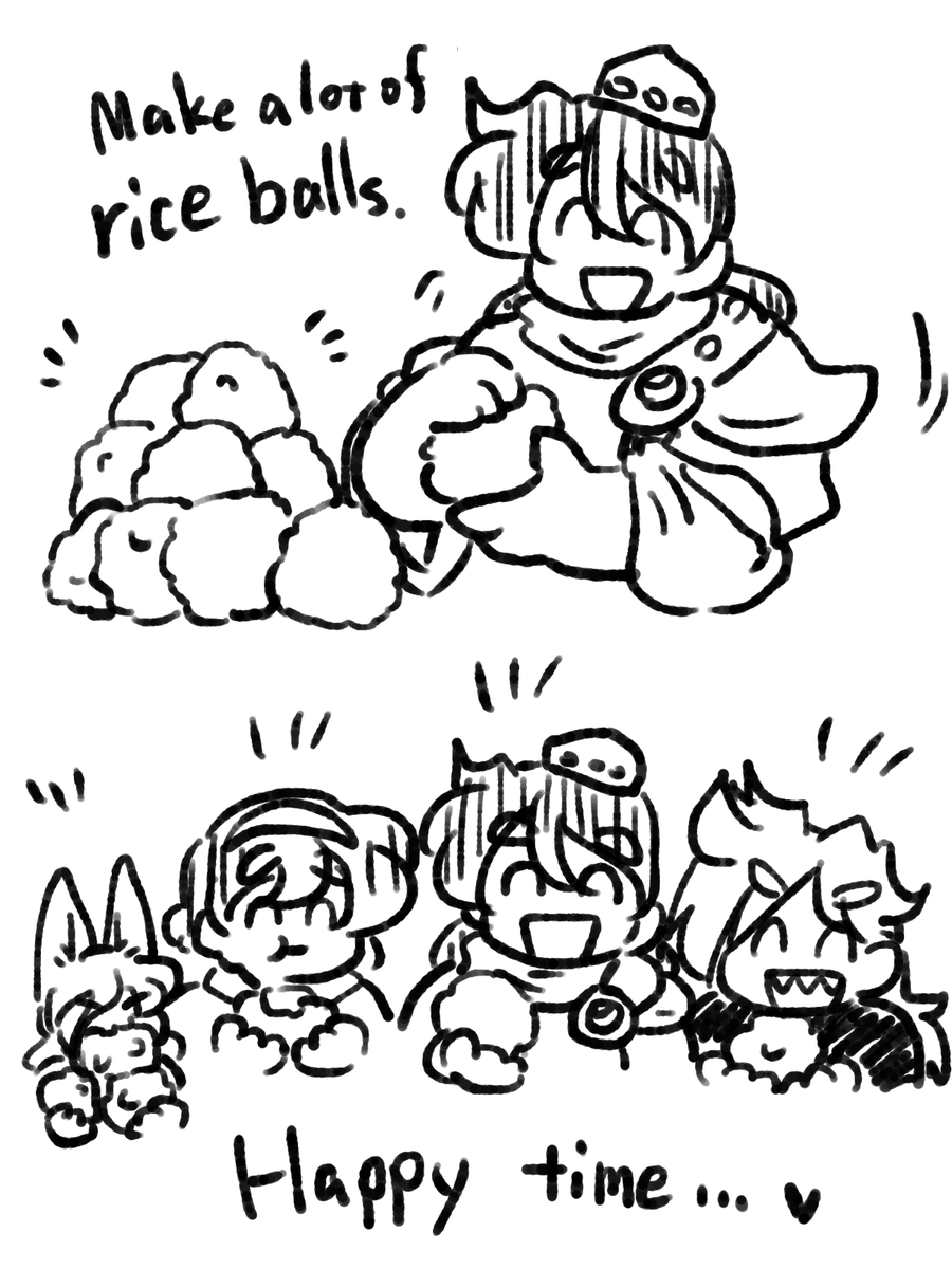 たくさんの麦飯。幸せな時間。 