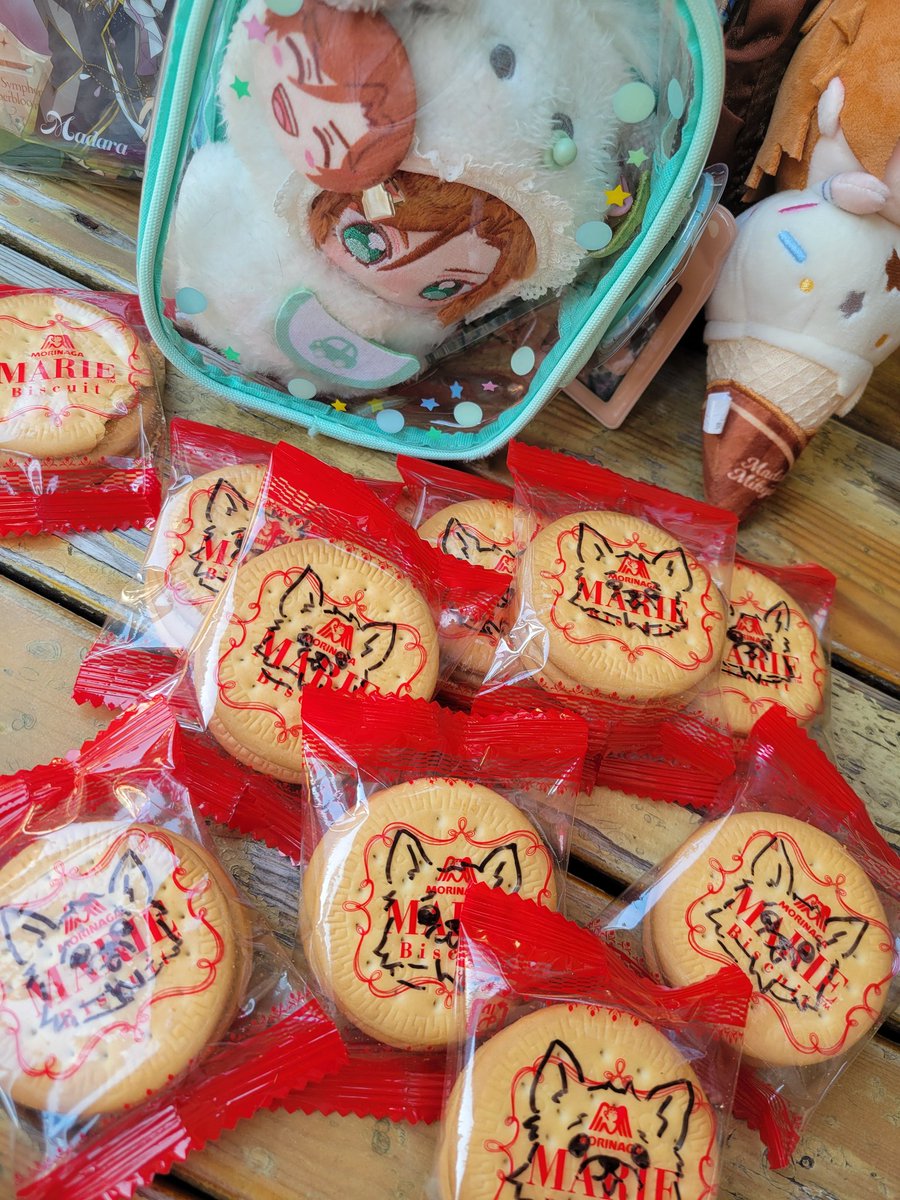 スタフォニに用意したマリービスケット✨️✨️
ブラッディ・マリーと同じ名前ってなんかいい感じw