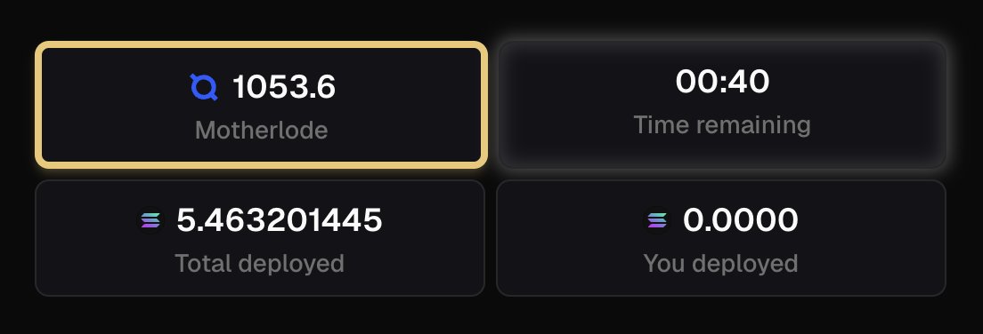 Huge Motherlode alert! 🚨

Over 1000 $ORB is up for grabs! 

See you in the mines