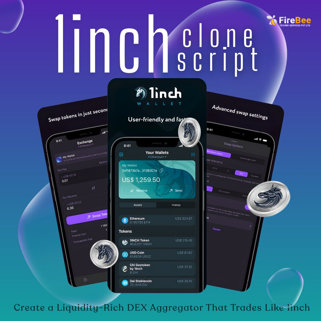 firebeetech's tweet image. 🚀 Launch your own 1inch Clone App and build a high-performance DEX aggregator with lightning-fast swaps, smart routing, and unbeatable liquidity.

Visit Website: firebeetechnoservices.com/blog/1inch-clo…

#1inchCloneApp #DEXAggregator #DeFiDevelopment #CryptoSolutions