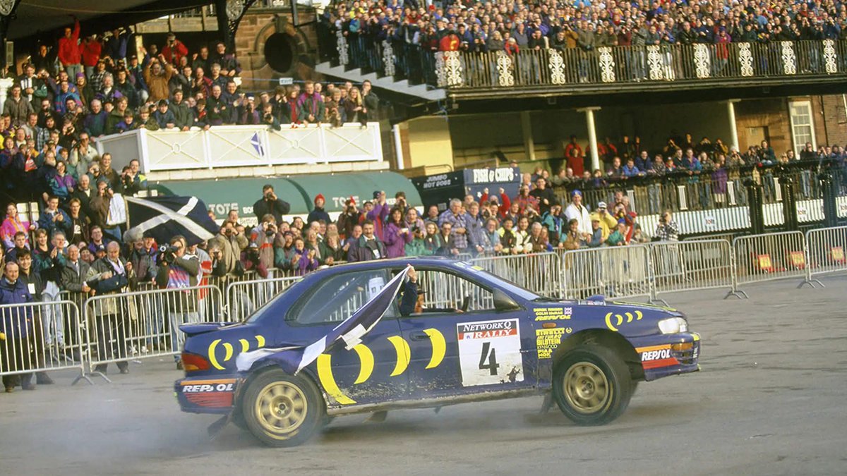 DavidWelford86's tweet image. #otd 30 years ago, Colin McRae and Derek Ringer won the Network Q Rally Rally to become the 1995 @OfficialWRC Champions in their @prodrive Subaru Impreza 555 🏆🇬🇧🏁

📸 unknown
Pictures of Rallying