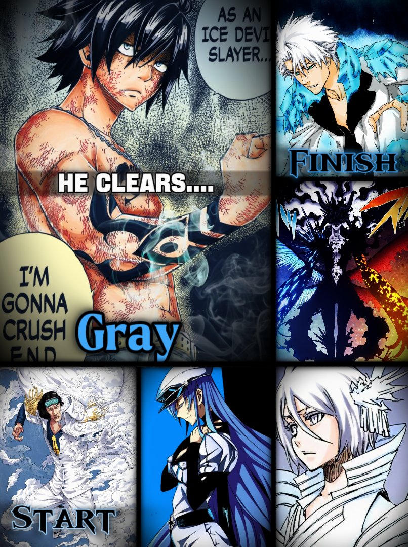 ScarMonkey719's tweet photo. Doesn't need 2 eat their attacks 2 beat them btw.|
#Grayfullbuster #Gray #anime #powerscaling #manga #fairytail #Fairytail #Scardemon #bleach #toshiro #blackclover #rukia #esdeth #onepiece #aokiji https://t.co/KUaU49GGDg