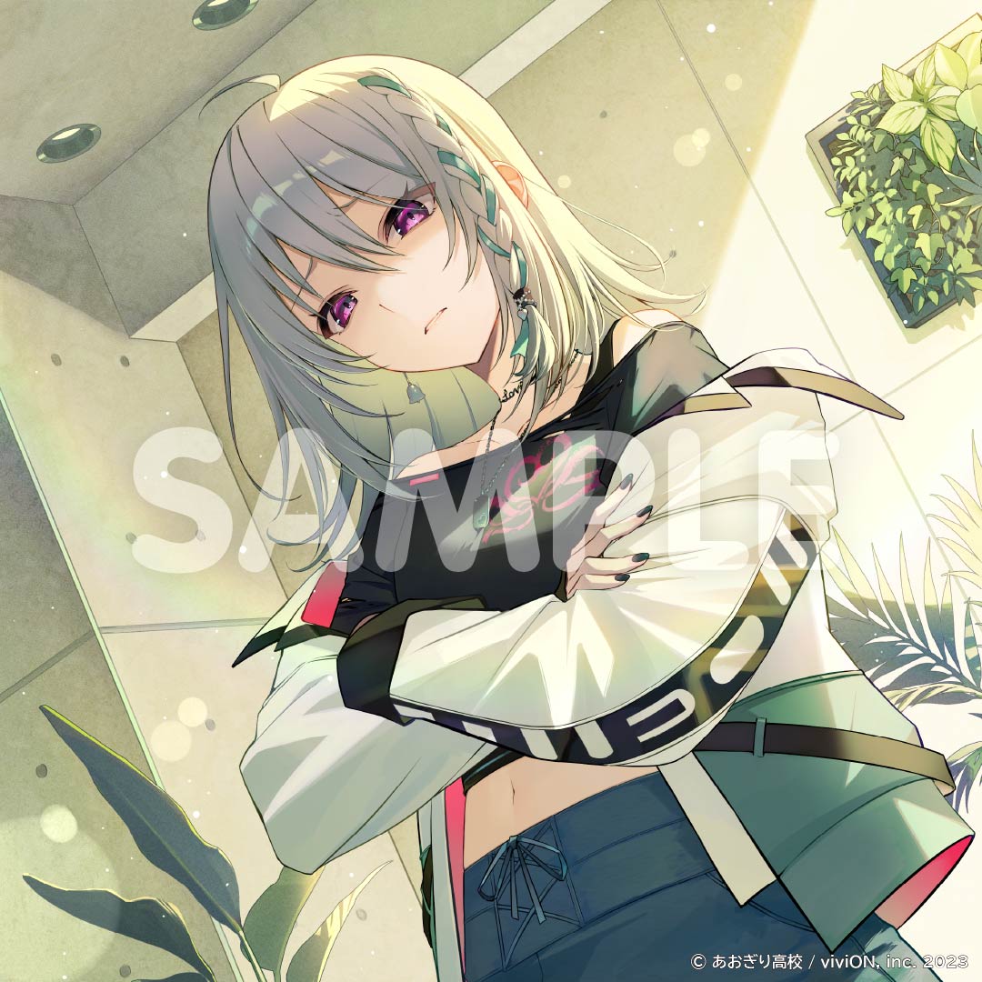 あおぎり高校　萌実様の誕生日記念ボイス2025のビジュアルを担当させていただきました！
お誕生日おめでとうございます🎉
#萌実 #あおぎり高校