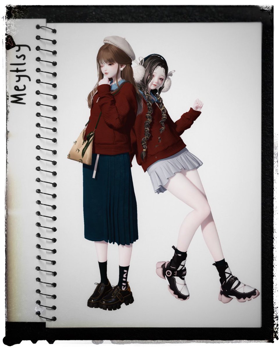 meytlsy_kp's tweet photo. ❥･•❥･•🅟🅡🅔-🅞🅟🅔🅝🅘🅝🅖･･･ ¨̮

異素材ポロニットを着回し！
左はベレー帽にミドル丈スカートでプレッピーに、
右はミニスカートとスニーカーを合わせてカジュアルスポーティにꕤ︎︎·͜·

model 撫子

 #Meytlsy_mystyle
 #キラパラ
 #キラパラ非公式企画 https://t.co/4d70JBeoPD