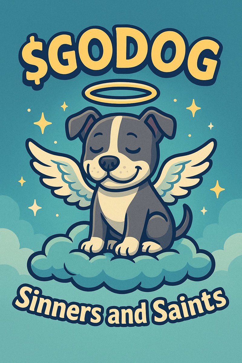 GM my sinners and saints 😈😇
GODOG bless you 🪄
Have a great and succesfull Saturday...🖼🏆
#FromHeavenToBlockchain
#InWoofWeTrust