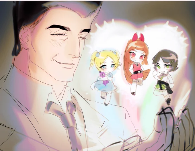 might redo this some other time but i like how i drew the girls though