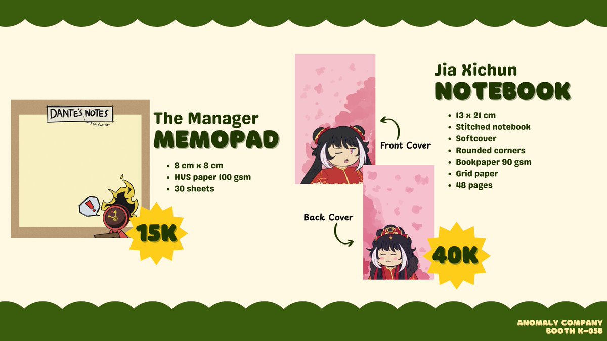 3r_Tree's tweet image. Tree&apos;s Post #CF21 Catalogue telah dibuka! 🌱

Booth: Anomaly Company (K-05b)  
Fandom: Limbus Company  
Dibuka dari 22 November - 6 Desember 2025    

Pengiriman dilakukan lewat JNE
(Beberapa karakter out of stock)
Untuk formulir bisa cek di reply!    

#CFXXI #LimbusCompany