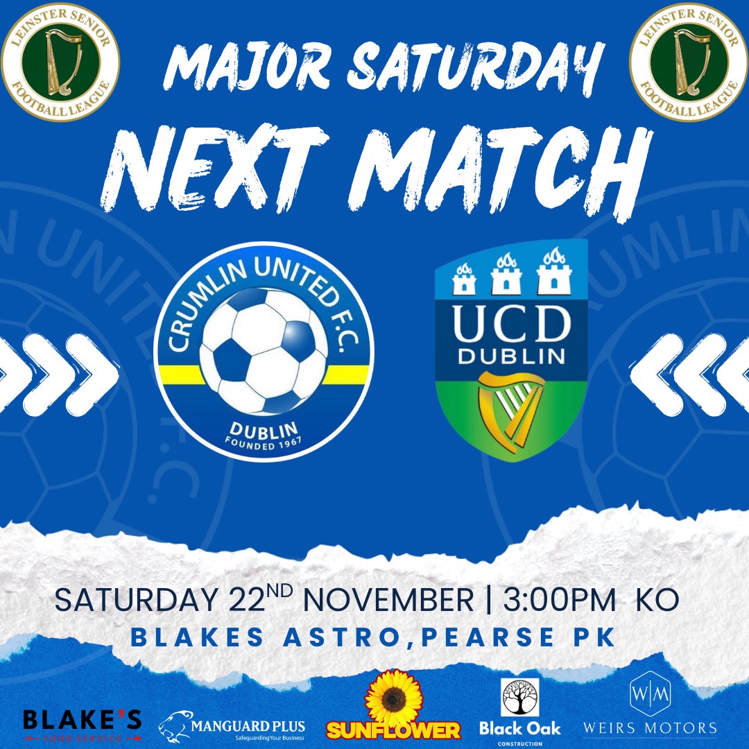 𝐌𝐚𝐣 𝐒𝐚𝐭 𝐅𝐢𝐱𝐭𝐮𝐫𝐞 | 𝐔𝐂𝐃 ⚽️

<a href="/LSLLeague/">Leinster Senior League</a> <a href="/AlQuinn2015/">LSL Live Update’s</a>