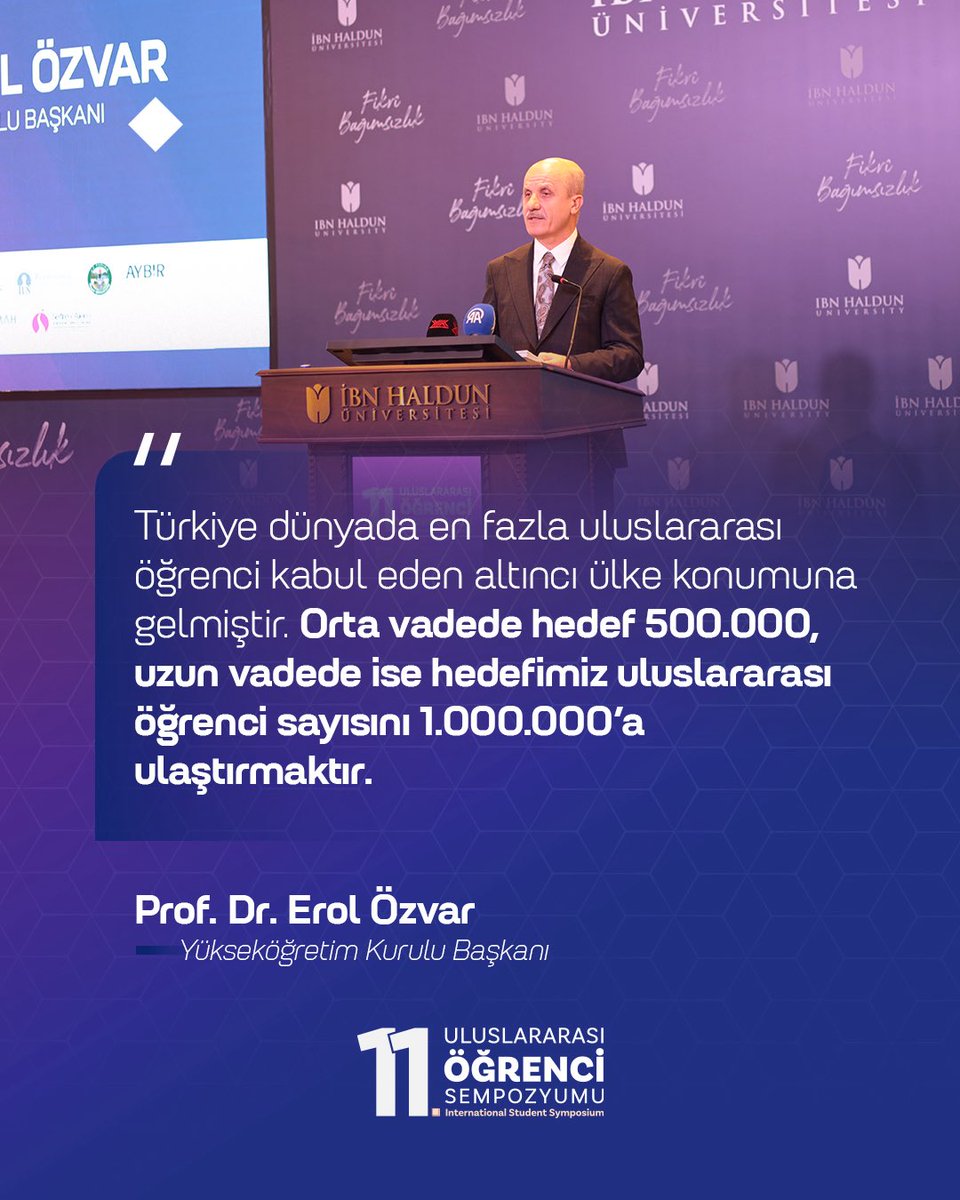 udeforgtr's tweet photo. Yükseköğretim Kurulu Başkanı Prof. Dr. Erol Özvar konuşmasını gerçekleştiriyor.🎤 https://t.co/tcl55HbpdM
