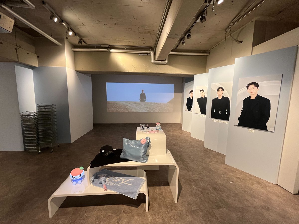 SEVENTEENポップアップストア 東京会場スタート✨️ 都市ごとに異なる