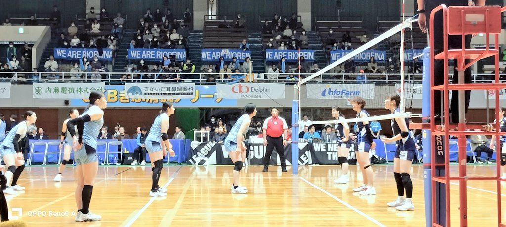 venhyd's tweet photo. 🏐JAぎふリオレーナ　対
　東京サンビームス

セットカウント3−0
リオレーナ スカッと快勝✮
押し込まれた場面ほとんど無し
最後までリオレーナペースの試合だった。これで8勝目☆
明日も勝ちましょう！

#JAぎふリオレーナ
#ぎふリオレーナ
#ぎふ清流アリーナ https://t.co/V7r24ruguL
